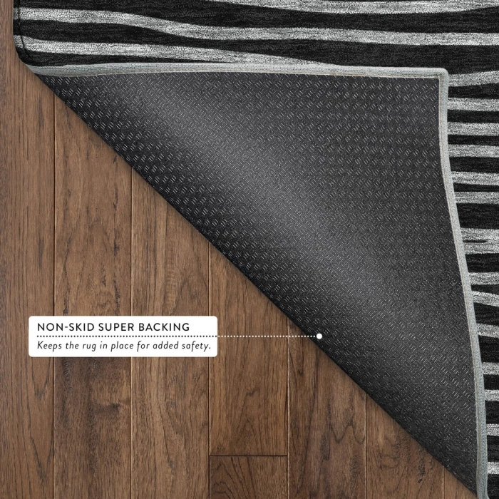Addison Mayfield Black AMF2350 - 8ft. Round Rug