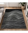Addison Mayfield Black AMF2350 - 8ft. Round Rug