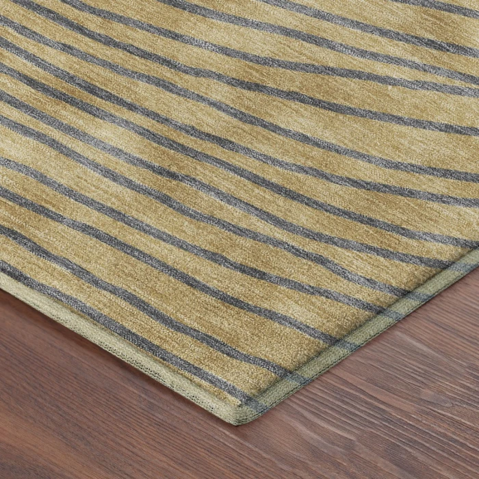 Addison Mayfield Gold AMF2350 - 8ft. Round Rug