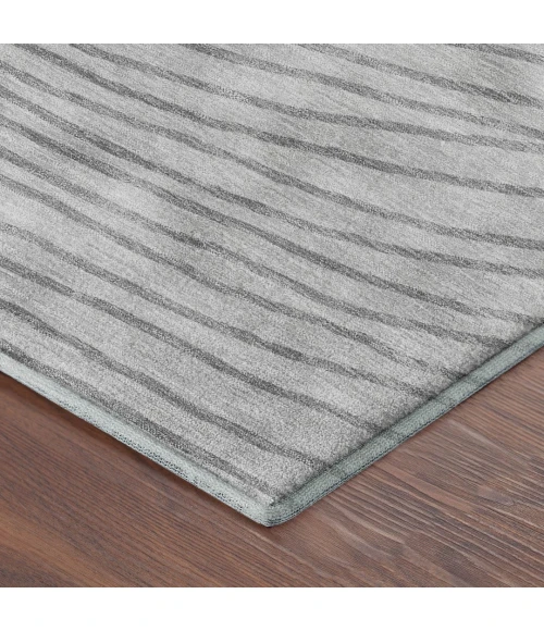 Addison Mayfield Gray AMF2350 - 8ft. Round Rug