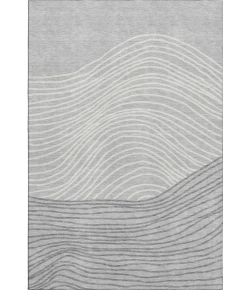 Addison Mayfield Gray AMF2350 - 8ft. Round Rug