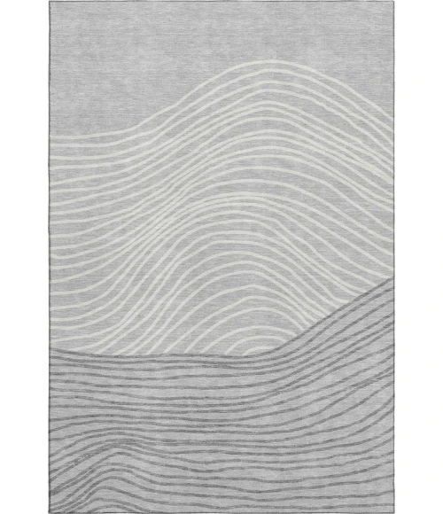 Addison Mayfield Gray AMF2350 - 8ft. Round Rug