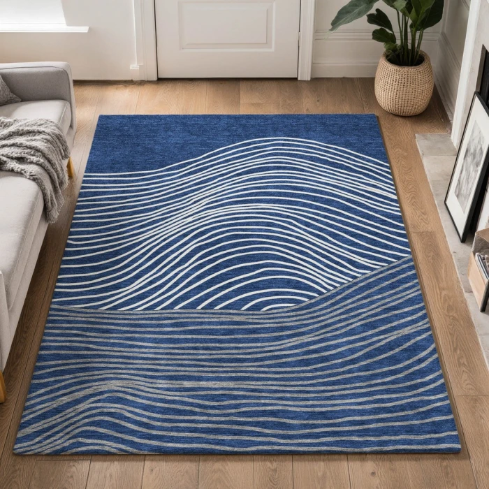 Addison Mayfield Blue AMF2350 8ft. x 10ft. Rect. Rug