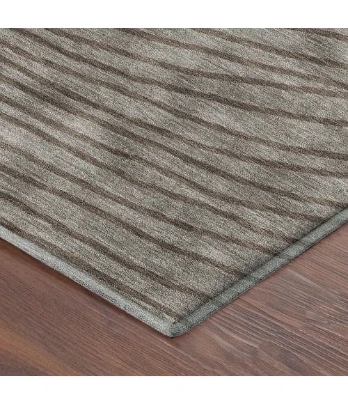 Addison Mayfield Brown AMF2350 - 8ft. Round Rug