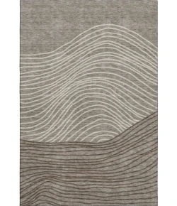 Addison Mayfield Brown AMF2350 - 8ft. Round Rug