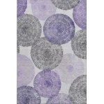 Addison Mayfield Purple AMF2351 5ft. x 7ft. 6in. Rect. Rug