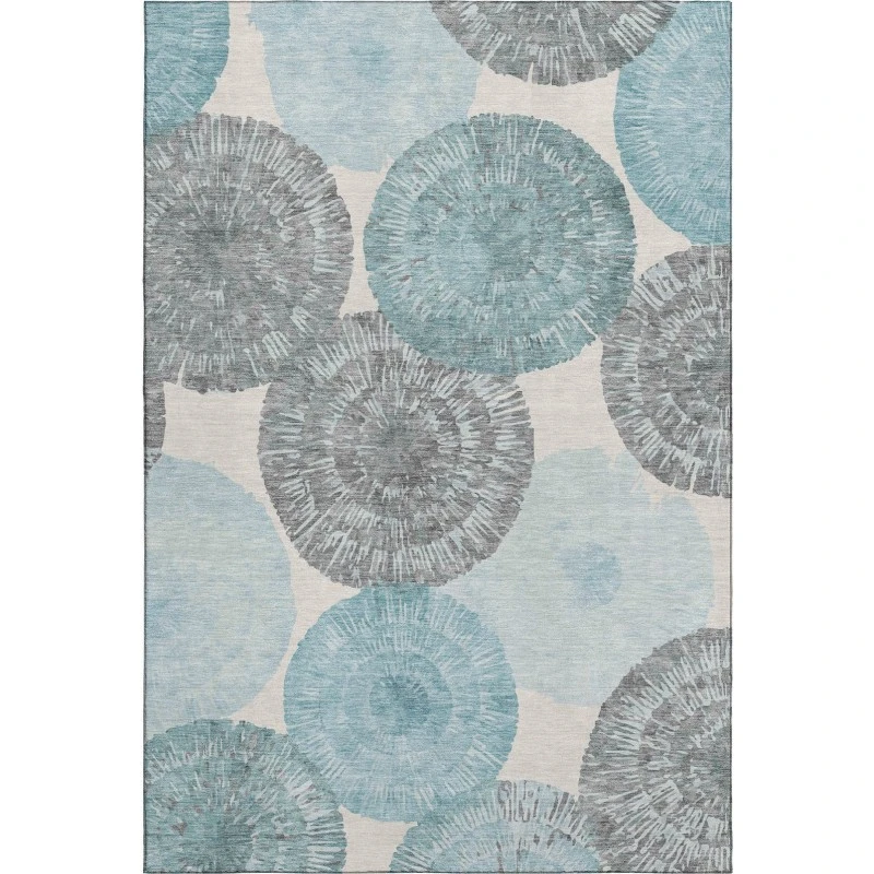 Addison Mayfield Teal AMF2351 5ft. x 7ft. 6in. Rect. Rug