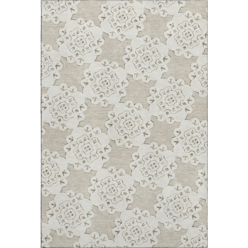 Addison Mayfield Brown AMF2352 - 8ft. Round Rug