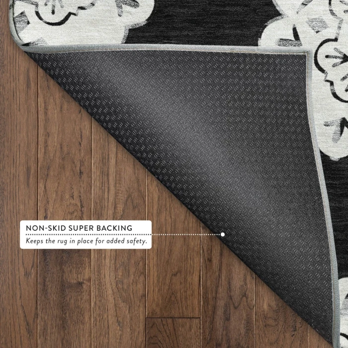 Addison Mayfield Black AMF2352 2ft. 3in. x 7ft. 6in. Rect. Rug