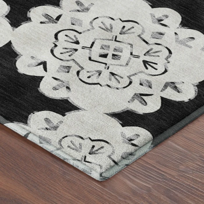 Addison Mayfield Black AMF2352 2ft. 3in. x 7ft. 6in. Rect. Rug
