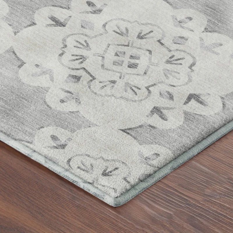 Addison Mayfield Gray AMF2352 - 8ft. Round Rug