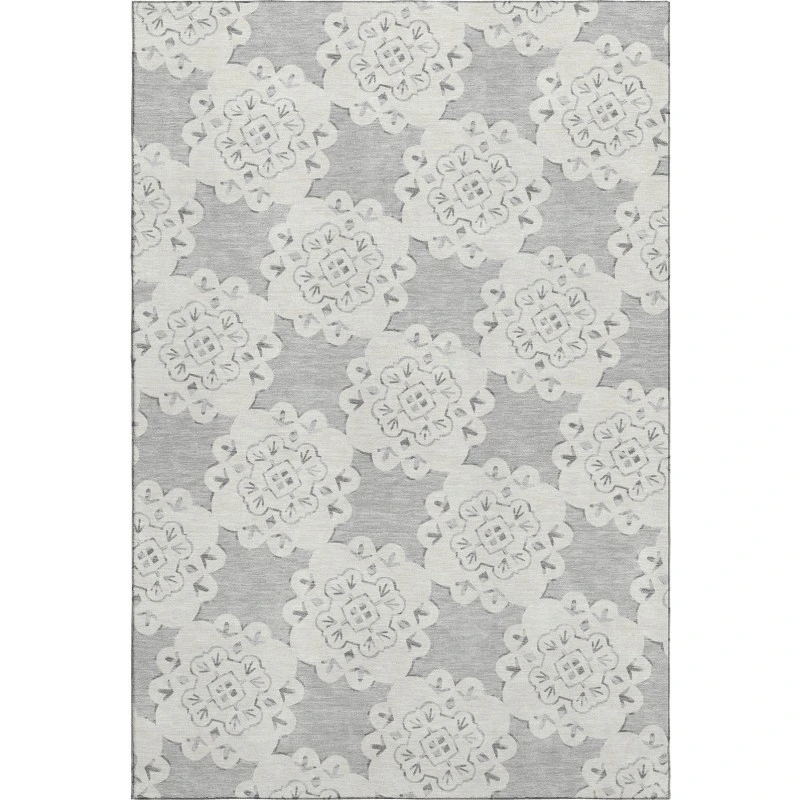 Addison Mayfield Gray AMF2352 - 8ft. Round Rug
