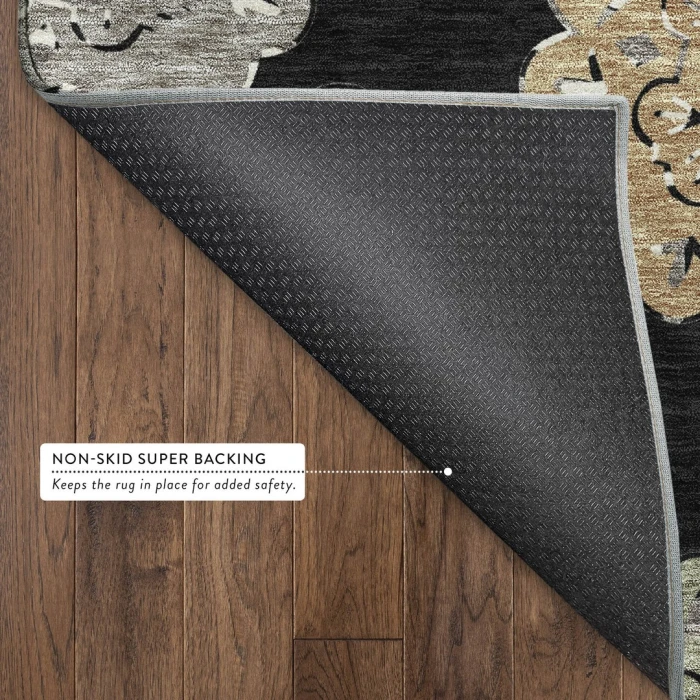 Addison Mayfield Black AMF2353 - 8ft. Round Rug