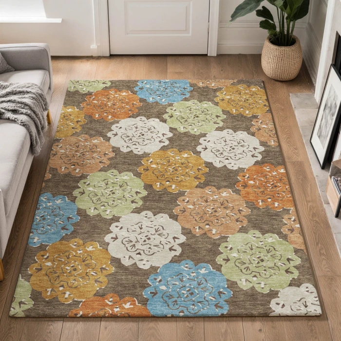 Addison Mayfield Brown AMF2353 5ft. x 7ft. 6in. Rect. Rug