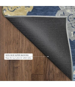 Addison Mayfield Blue AMF2353 - 8ft. Round Rug