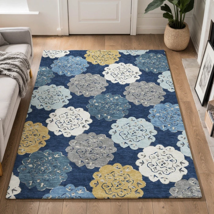 Addison Mayfield Blue AMF2353 8ft. x 10ft. Rect. Rug