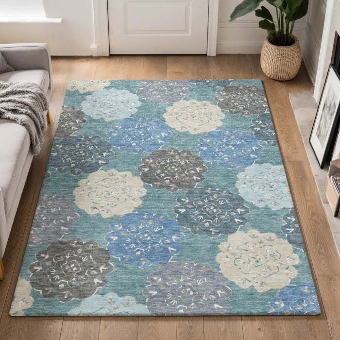 Addison Mayfield Teal AMF2353 8ft. x 10ft. Rect. Rug