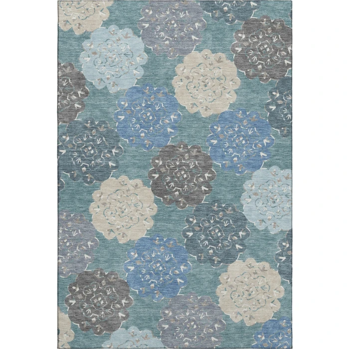 Addison Mayfield Teal AMF2353 8ft. x 10ft. Rect. Rug