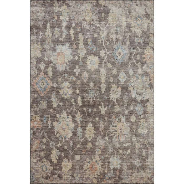 Addison Mayfield Brown AMF2355 - 8ft. Round Rug