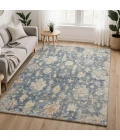 Addison Mayfield Blue AMF2355 - 8ft. Round Rug