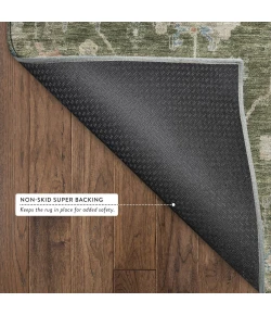 Addison Mayfield Green AMF2355 2ft. 3in. x 7ft. 6in. Rect. Rug