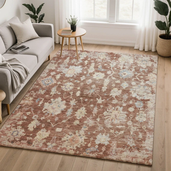 Addison Mayfield Orange AMF2355 2ft. 3in. x 7ft. 6in. Rect. Rug
