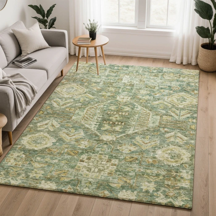 Addison Mayfield Green AMF2356 2ft. 3in. x 7ft. 6in. Rect. Rug
