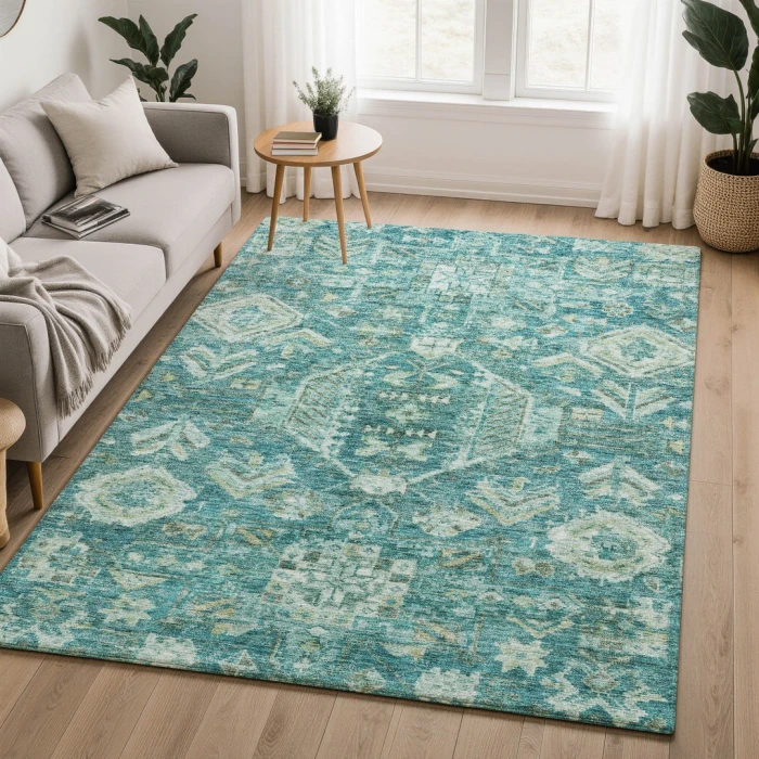 Addison Mayfield Teal AMF2356 9ft. x 12ft. Rect. Rug