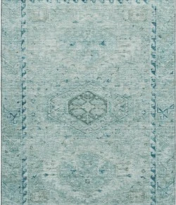 Addison Mayfield Teal AMF2357 - 8ft. Round Rug