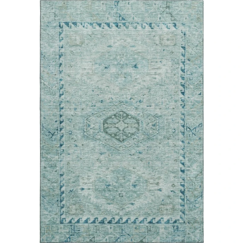 Addison Mayfield Teal AMF2357 2ft. 3in. x 7ft. 6in. Rect. Rug