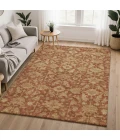 Addison Mayfield Orange AMF2358 - 8ft. Round Rug
