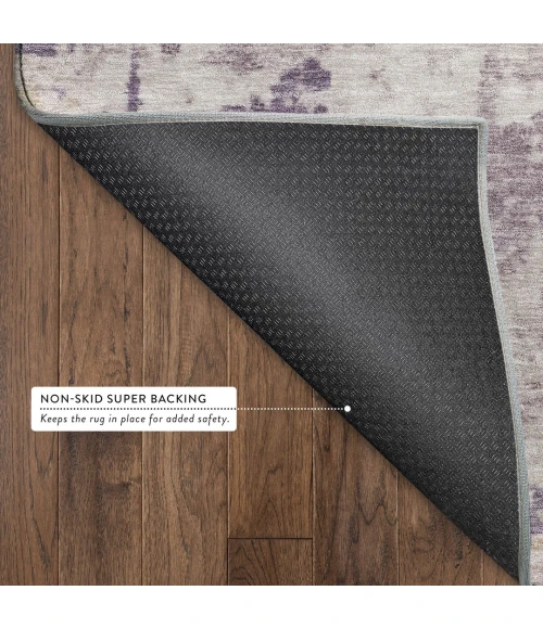 Addison Mayfield Purple AMF2362 - 8ft. Round Rug
