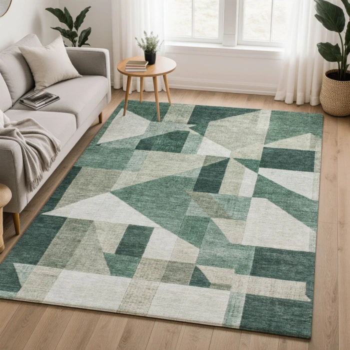 Addison Mayfield Green AMF2365 2ft. 3in. x 7ft. 6in. Rect. Rug