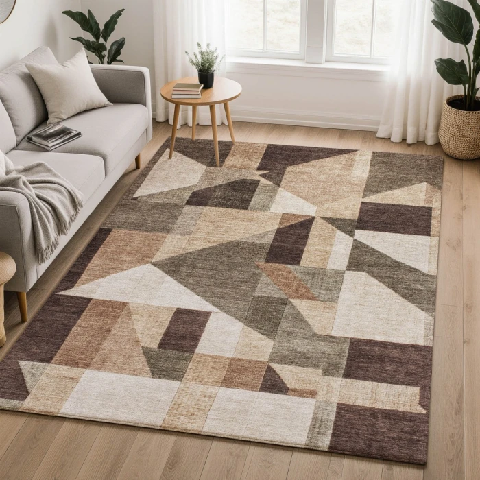 Addison Mayfield Brown AMF2365 2ft. 3in. x 7ft. 6in. Rect. Rug