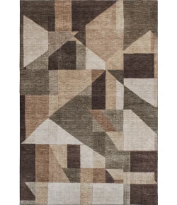 Addison Mayfield Brown AMF2365 - 8ft. Round Rug