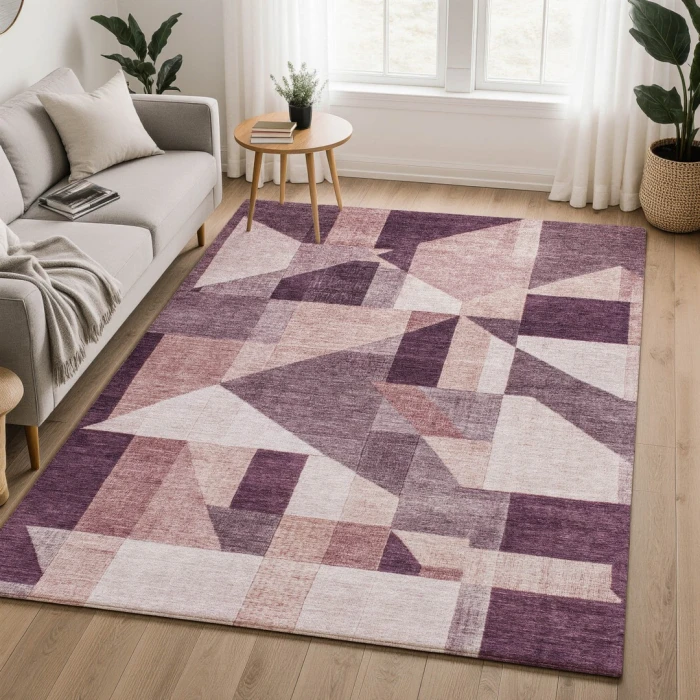 Addison Mayfield Purple AMF2365 2ft. 3in. x 7ft. 6in. Rect. Rug