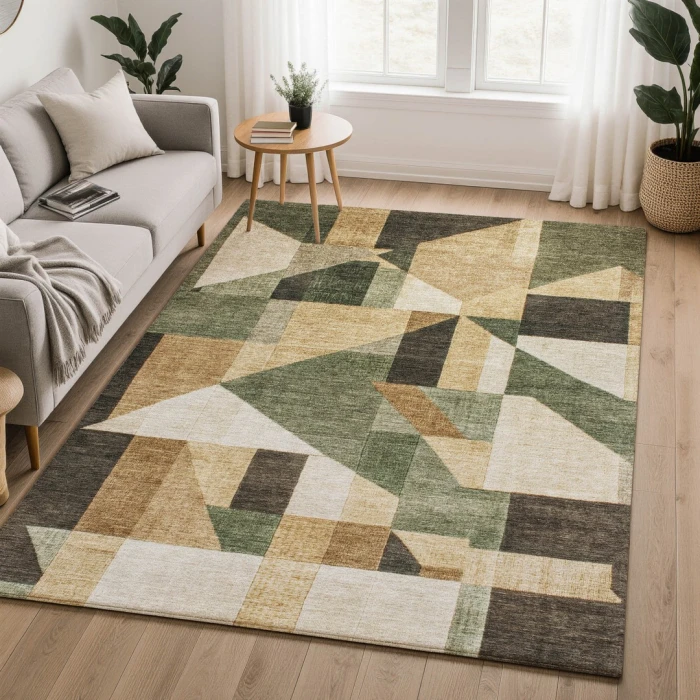 Addison Mayfield Green AMF2365 2ft. 3in. x 7ft. 6in. Rect. Rug
