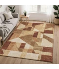 Addison Mayfield Orange AMF2365 - 8ft. Round Rug
