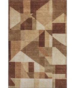 Addison Mayfield Orange AMF2365 - 8ft. Round Rug