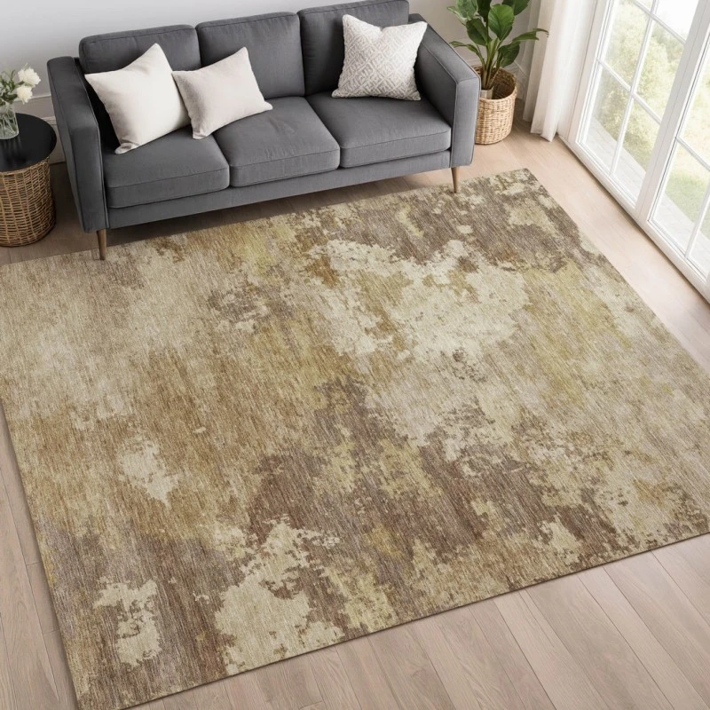 Addison Mayfield Gold AMF2367 - 8ft. Round Rug