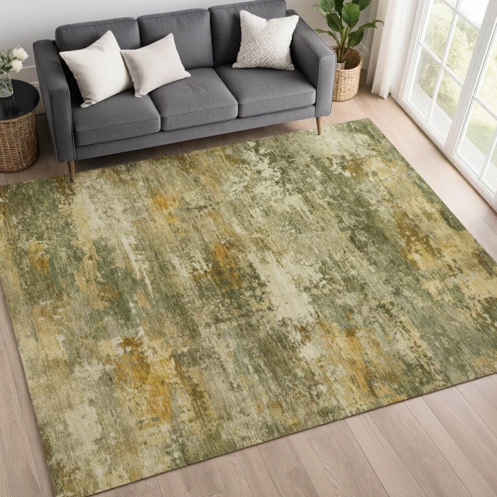 Addison Mayfield Green AMF2368 - 8ft. Round Rug