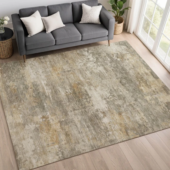 Addison Mayfield Brown AMF2369 - 8ft. Round Rug