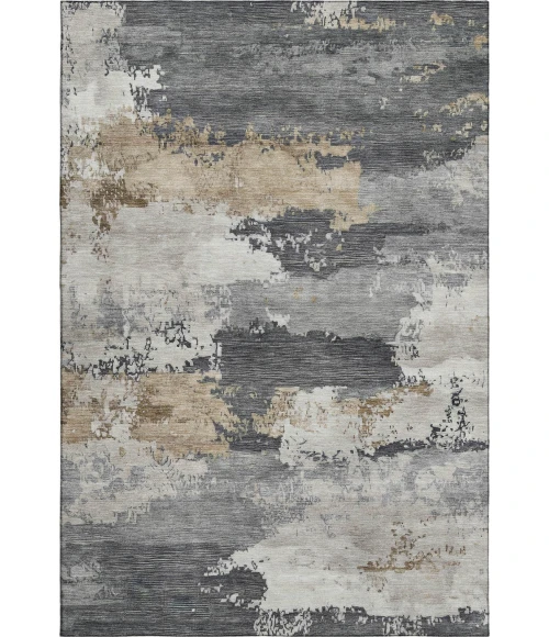 Addison Mayfield Gray AMF2372 - 8ft. Round Rug