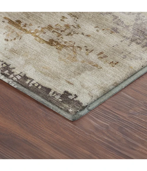 Addison Mayfield Brown AMF2372 - 8ft. Round Rug