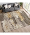 Addison Mayfield Brown AMF2372 - 8ft. Round Rug