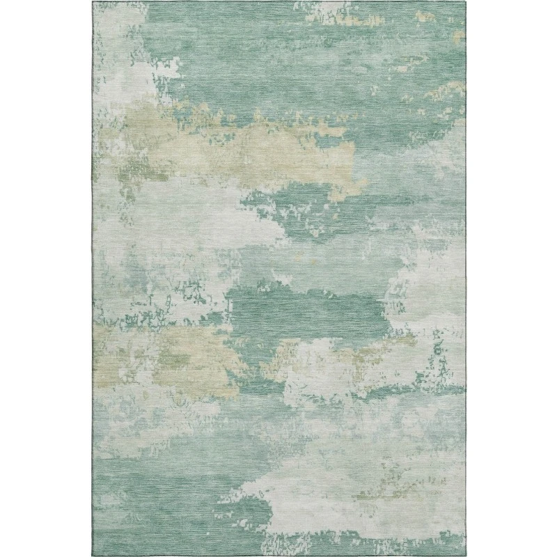 Addison Mayfield Teal AMF2372 - 8ft. Round Rug