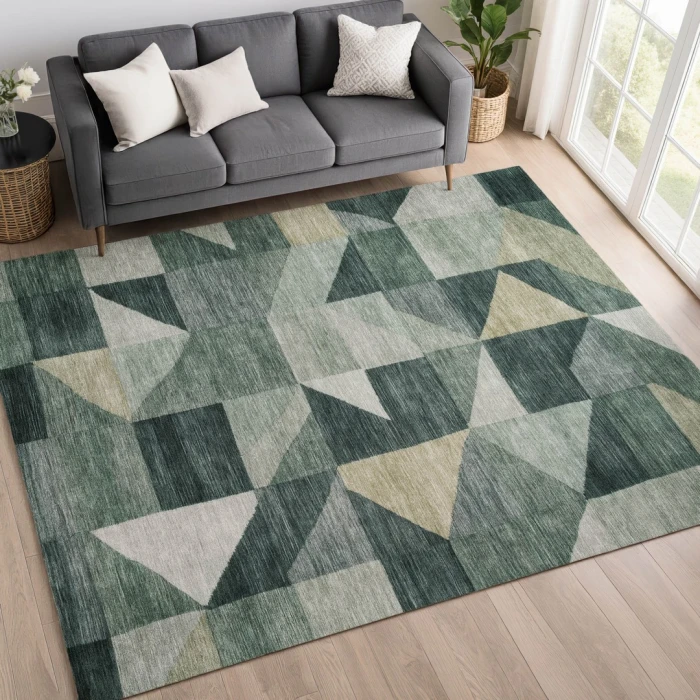 Addison Mayfield Green AMF2373 9ft. x 12ft. Rect. Rug
