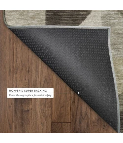 Addison Mayfield Brown AMF2373 - 8ft. Round Rug