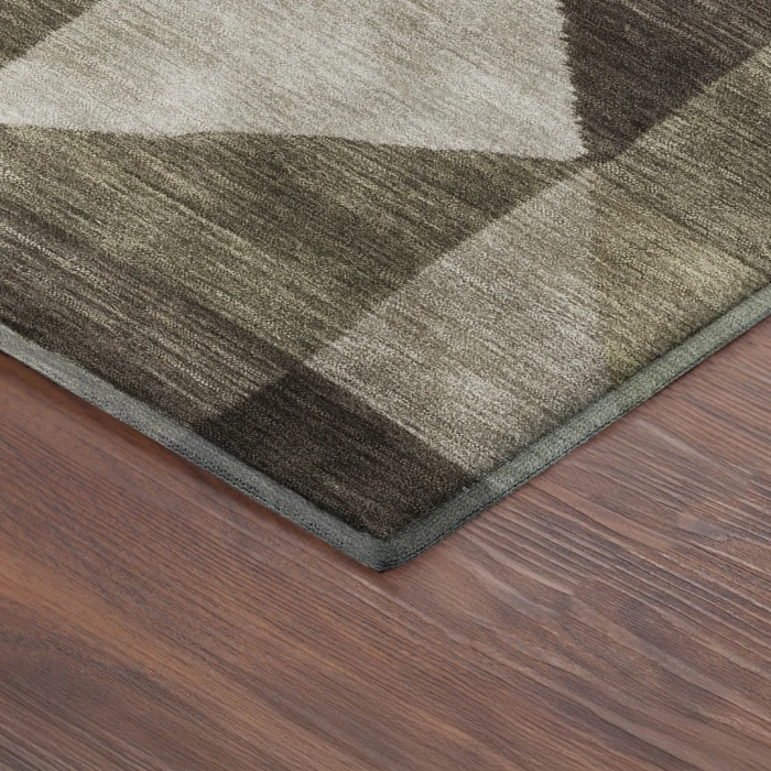 Addison Mayfield Brown AMF2373 - 8ft. Round Rug
