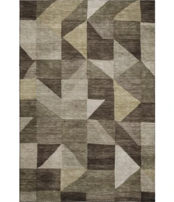 Addison Mayfield Brown AMF2373 - 8ft. Round Rug